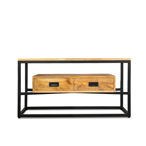 Len 2 Drawer Coffee Table 120