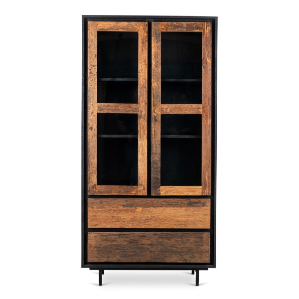 Anayah Glass Door Cabinet 90